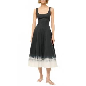 NEW STAUD wells dress in onyx tie dye
